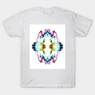 Unique and organic Smoke Art Abstract design T-Shirt